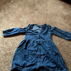 Gap blue jean dress